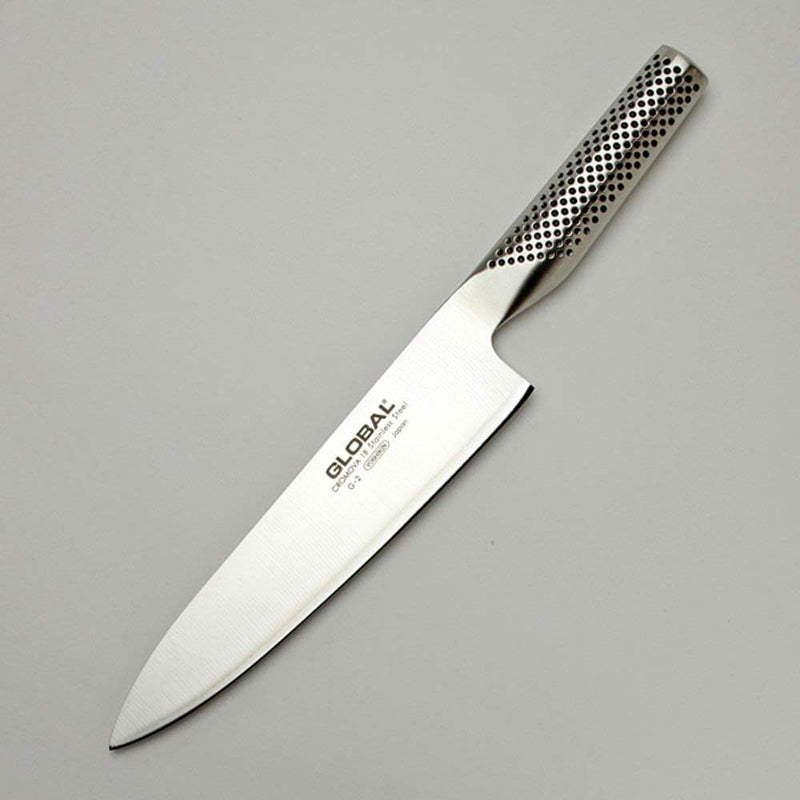 GLOBAL G-2 Chef’s Knife – 20 cm / 8-Inch Stainless Steel – Silver