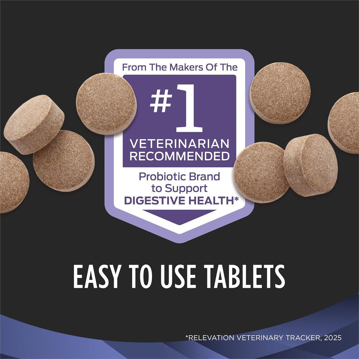 Purina Pro Plan FortiFlora Chewable Canine Supplement 45 Tablets (pack of 2 )