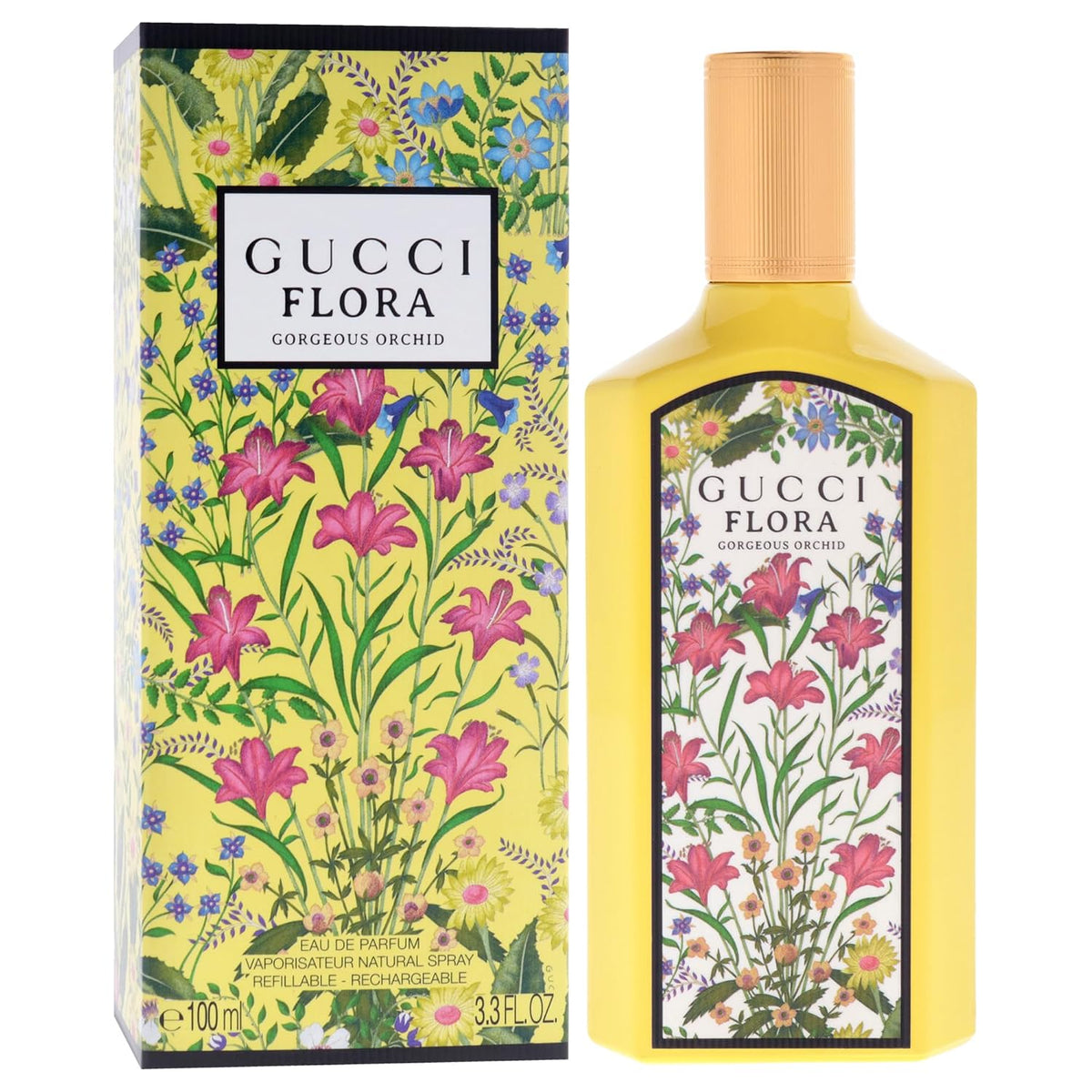 Gucci Flora Gorgeous Orchid 3.3/3.4 oz Eau De Parfum 100 ml Spray For Women