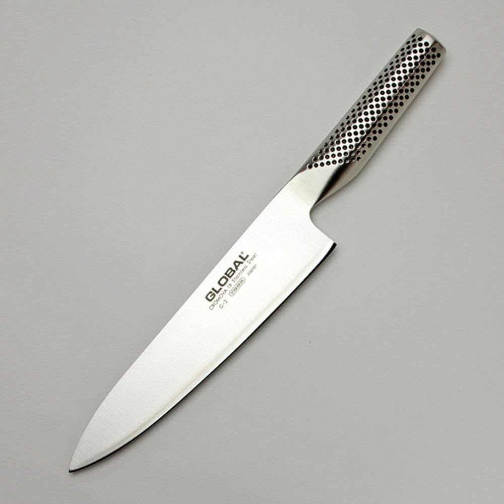 GLOBAL G-2 Chef’s Knife – 20 cm / 8-Inch Stainless Steel – Silver