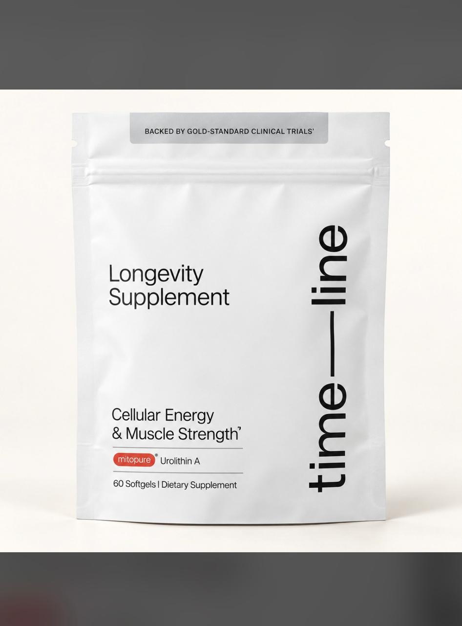 Time-Line Mitopure Urolithin A Longevity Supplement 60 Softgels – Cellular Energy Support